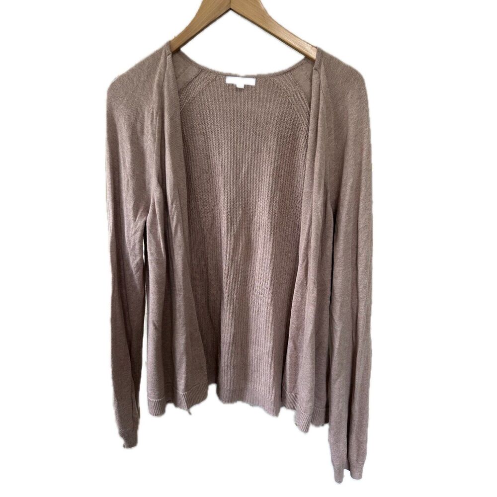 Gap Women's Mix Knit Stitch Open Front Lightweight Cardigan Sweater XL